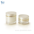 Wide Mouth Double Wall Cylinder Acrylic Cream Jar